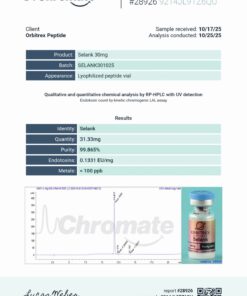 Alternative view of Selank 30mg